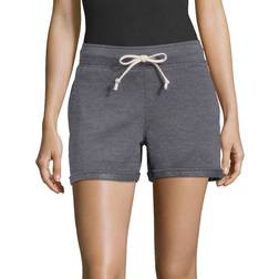 Hanes Women's Luxe Fleece Short - Slate Heather