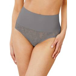 Maidenform Tame Your Tummy Cool Comfort Shaping Brief - Silver Filigree Swing Lace