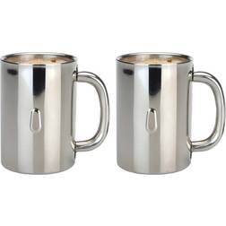 Berghoff Straight 2-pack 18/10 Stainless Steel Coffee Mug Mug 11.97fl oz 2