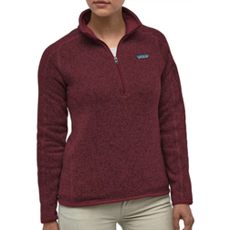 Patagonia Women's Better Sweater 1/4 Zip Pullover - Chicory Red
