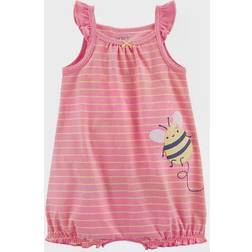 Carter's Bee Cotton Romper - Pink (1N057010)