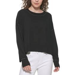 DKNY Studded Sweater - Black