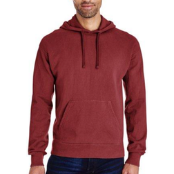 Hanes ComfortWash Garment Dyed Fleece Hoodie Sweatshirt Unisex - Cayenne