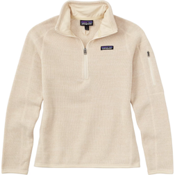Patagonia Women's Better Sweater 1/4 Zip Pullover - Oyster White