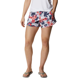 Columbia Women's Bogata Bay Stretch Printed Shorts - White Lakeshore Floral Multi