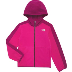 The North Face Youth Glacier Full Zip Hoodie- Cabaret Pink/Multicolor (NF0A5GBZ-22P)