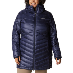 Columbia Women's Joy Peak Omni-Heat Infinity Mid Insulated Hooded Jacket Plus - Dark Nocturnal