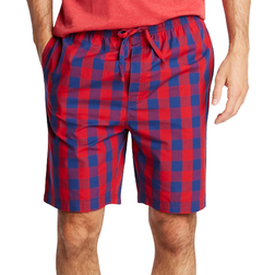 Nautica Cotton Plaid Pajama Shorts - Nautica Red