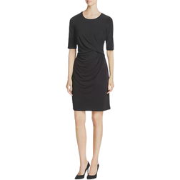 Nic And Zoe Fundamental Drape Dress - Black Onyx