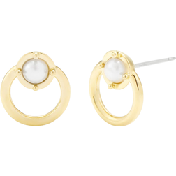 Brook & York Mia Earrings - Gold/Pearl