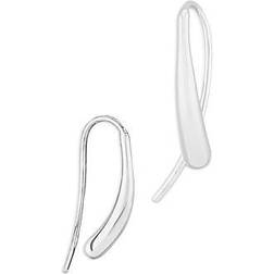 Bloomingdale's Wire Drop Earrings - White Gold