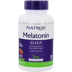 Natrol Melatonin Sleep Fast Dissolve Strawberry 5mg 150 Stk.