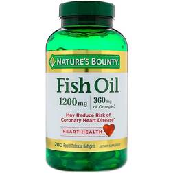 Natures Bounty Nature's Bounty Fish Oil 1200 mg 180 Softgels