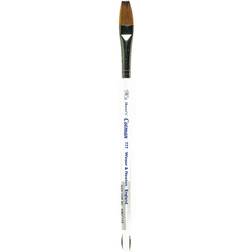 Winsor & Newton Cotman Watercolor Paint Brush 777, 1/2" One-Stroke Bristle, Synthetic, Clear