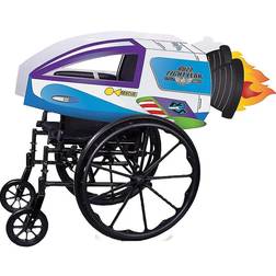 Disguise Buzz Lightyear Spaceship Adaptive Wheelchair Cover Costume Blue/Purple/White One-Size