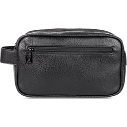 Men's Double-Compartment Travel Toiletry Bag - Black