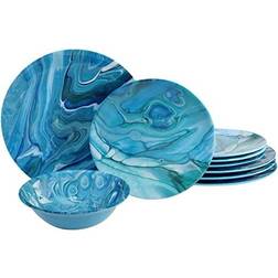 Certified International Fluidity 12 pc Dinnerware Set Dinner Set 12