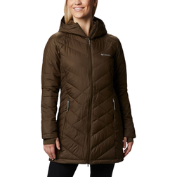 Columbia Women's Heavenly Long Hooded Jacket - Olive Green