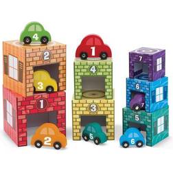 Melissa & Doug Nesting & Sorting Garages & Cars