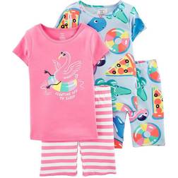 Carter's Flamingo Snug Fit Pajama Set 4-Piece - Multi (3M977310)