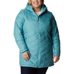 Columbia Women's Heavenly Long Hooded Jacket Plus - Sea Wave