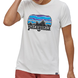 Patagonia Women's Capilene Cool Daily Graphic Shirt - Fitz Roy Far Out/White