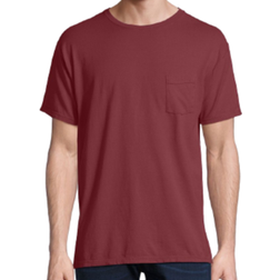 Hanes ComfortWash Garment Dyed Short Sleeve Pocket T-shirt Unisex - Cayenne