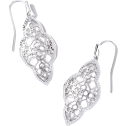 Kendra Scott Abbie Drop Earrings - Silver