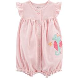 Carter's Seahorse Snap-Up Romper - Pink (V_1N056710)