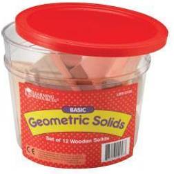 Learning Resources Geometric Solids Set of 12