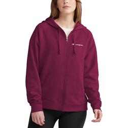 Champion Powerblend Fleece Full Zip Hoodie - Dark Berry Purple