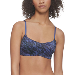 Calvin Klein Liquid Touch Lightly Lined Bralette - Sway Printsoft Grape