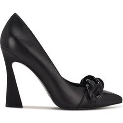 Nine West Tazz Pointy Toe - Black Leather