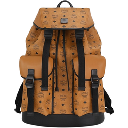 MCM Brandenburg Visetos Backpack - Cognac