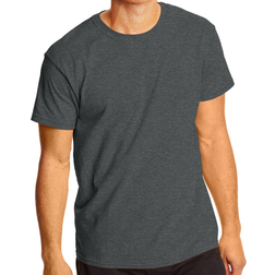 Hanes X-Temp Crewneck Short-Sleeve T-shirt 2-pack Unisex - Charcoal Heather