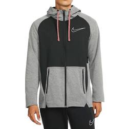 Nike Therma-FIT Full-Zip Training Hoodie Men - Black/Heather/Black/White