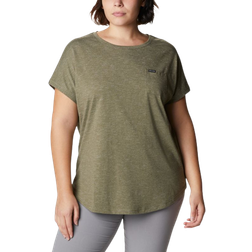Columbia Women's Cades Cape T-Shirt Plus - Stone Green
