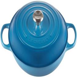 Le Creuset Marseille Blue Signature med lock 3.5 L