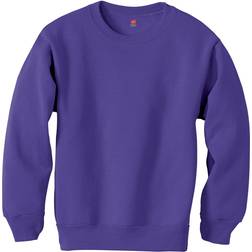 Hanes Youth ComfortBlend EcoSmart Crewneck Sweatshirt - Purple