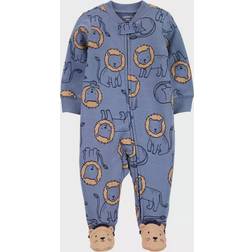 Carter's Lion 2-Way Zip Cotton Sleep & Play - Blue (V_1L723610)