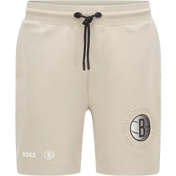 Hugo Boss NBA Cotton-Blend Shorts - NBA Nets