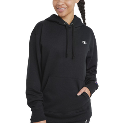 Champion Powerblend Fleece Oversized Hoodie - Black