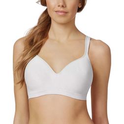 Bali Comfort Revolution Shaping Wireless Smoothing Bra - White