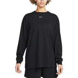 Nike Sportswear Essentials Long-Sleeve Top Women's - Black/White