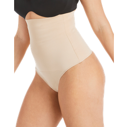 Maidenform Tame Your Tummy High Waist Thong - Nude 1/Transparent