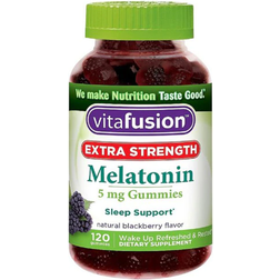Vitafusion Extra Strength Melatonin Vitamin Gummies Blackberry 120ct