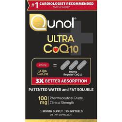Qunol Ultra CoQ10 100 mg 30 Softgels 100 pcs