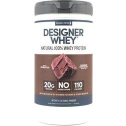 Designer Whey Protein Natural 100% Protein Powder Gourmet Chocolate 2 lbs