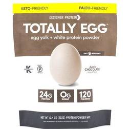 Designer Whey Protein Totally Egg Dutch Chocolate 12.4 oz