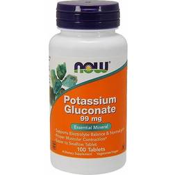 Now Foods Potassium Gluconate 99 mg 100 Tablets